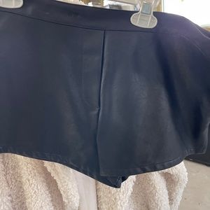 Victoria secret faux leather shorts